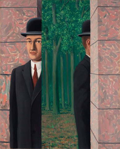 Study For Common Place ( Etude Pour Le Lieu Commun ) – René Magritte Painting – Surrealist Art Painting by Rene Magritte