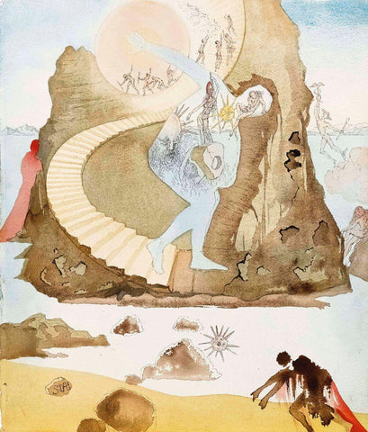 The Council Of The Gods (El consejo de los dioses) - Salvador Dali Painting - Surrealism Art by Salvador Dali