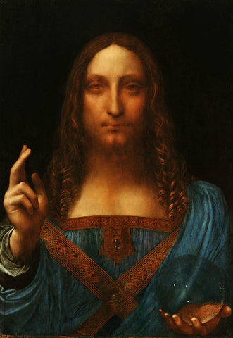 Salvator Mundi (Savior Of the World) - Leonardo da Vinci Painting by Leonardo da Vinci