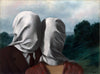 The Lovers (Les amoureux) – René Magritte Painting – Surrealist Art Painting - Framed Prints