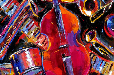Lets Get The Music Started - Canvas Prints by Sina Irani
