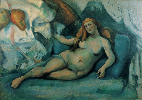 Liegender weiblicher Akt - Posters by Paul Cézanne