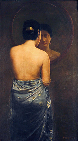 Untitled, 1920–1929- Hemendranath Mazumdar - Indian Masters Painting by Hemen Mazumdar