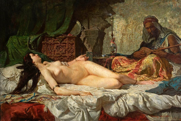 Maria Fortuny - La Odalisca - Canvas Prints