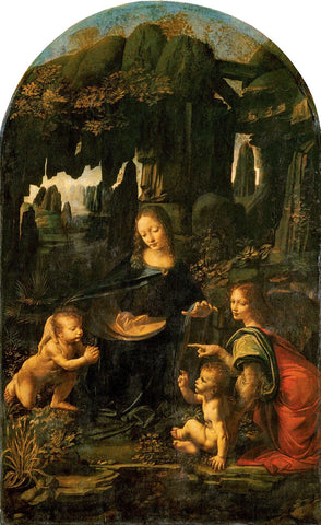 Madonna Of The Rocks by Leonardo da Vinci