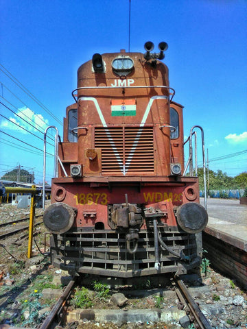 Majestic Train Engine - ALCO WDM 3C - India by Pete