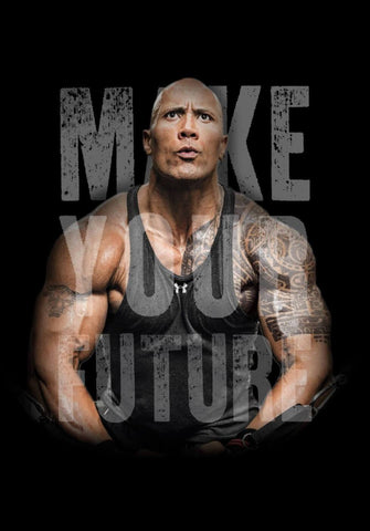 Make Your Future - Dwayne (The Rock) Johnson by Tallenge Store