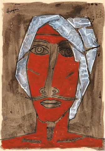 Man In A Turban - Maqbool Fida Husain by M F Husain