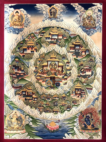 Mandala Kingdom of Shambhala - Buddha Collection by James Britto