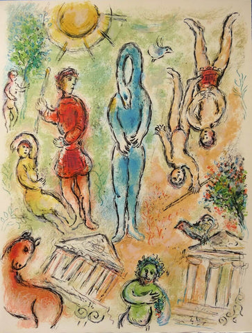 In Hell, from The Odyssey (Aux Enfers, from LOdyssée) - Marc Chagall by Marc Chagall