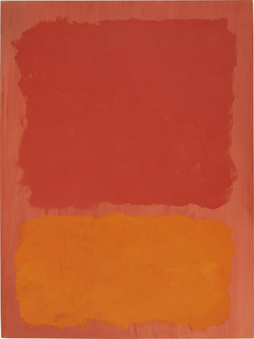 Red And Orange On Salmon by Mark Rothko
