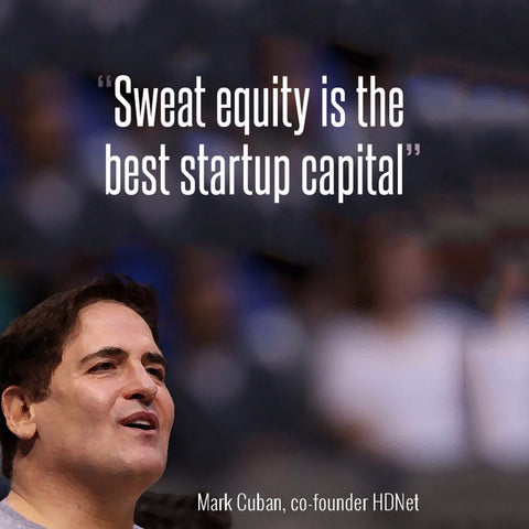 Mark Cuban - HDNet Co-Founder - Sweat Equity Is The Best Startup Capital - Canvas Prints by William J. Smith