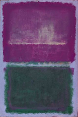 Untitled - (Lavender And Green) by Mark Rothko