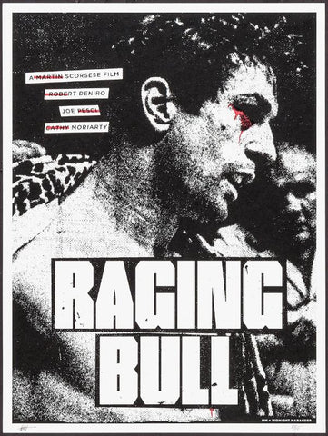 Martin Scorsese Movie Art Poster - Raging Bull - Robert De Niro - Tallenge Hollywood Poster Collection - Life Size Posters by Tallenge Store