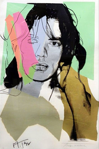 Mick Jagger - III by Andy Warhol