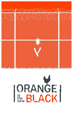 Minimalist Art Poster - Orange Is The New Black - TV Show Collection by Peter James