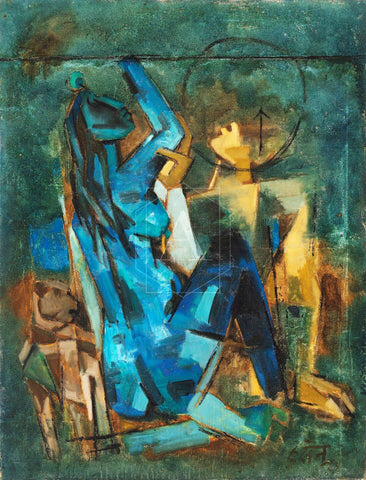 Mithin - Maqbool Fida Husain – Painting by M F Husain