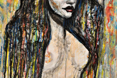 Modern Abstract Nude Study by Aron Derick