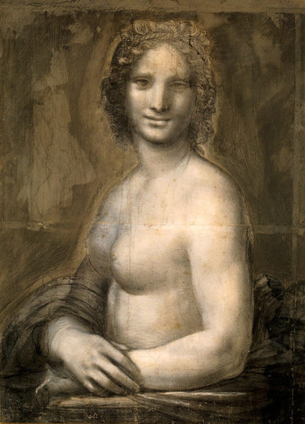 Nude Mona Lisa ( La Joconde nue ) - Leonardo da Vinci - Art Prints