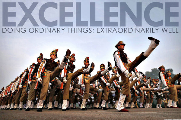 Motivational Quote: EXCELLENCE - Art Prints