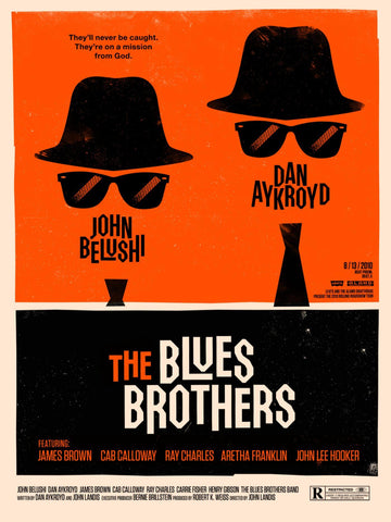 Movie Poster - Blues Brothers - Fan Art - Hollywood Collection by Brooke
