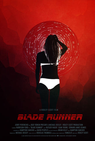 Movie Poster - Fan Art - Blade Runner - Hollywood Collection - Life Size Posters by Brooke