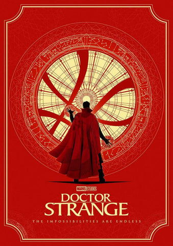 Movie Poster Fan-Art - Doctor Strange - Tallenge Hollywood Superhero Poster Collection by Tim