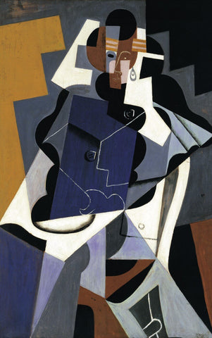 Mujer Sentada (Woman Sitting) by Juan Gris