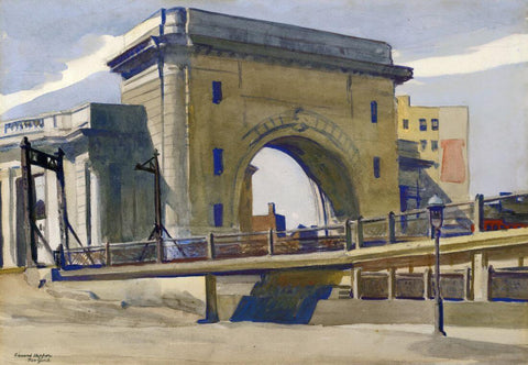 The Manhattan Bridge - Edward Hopper by Edward Hopper