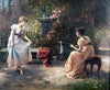 Musical Entertainment (Musikalische Unterhaltung) - Hans Zatzka - Canvas Prints