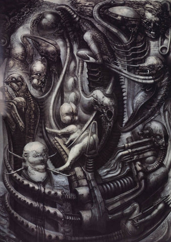 Necronomicon - H R Giger - Futurism Art by H R Giger Artworks