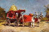 Native Gharry - Bullock Cart - Edwin Lord Weeks Painting – Orientalist Art - Framed Prints