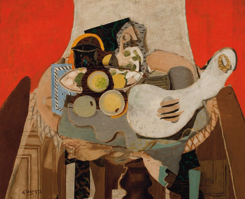 Nature Morte a la Guitare by Georges Braque