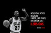 Never Say Never - Michael Jordan - Spirit Of Sports - Canvas Prints