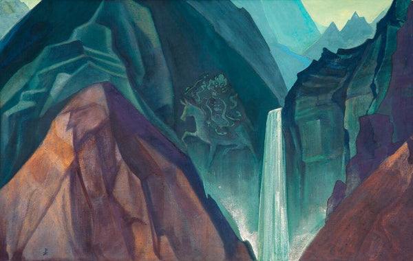 Palden Lhamo, 1931 - Nicholas Roerich Painting – Landscape Art - Posters