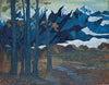 Pilgrim In The Himalayas- Nicholas Roerich Painting – Landscape Art - Framed Prints