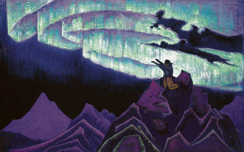 Voice of Mongolia - Canvas Prints by Nicholas Roerich