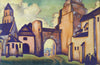 Secrets Of The Walls- Nicholas Roerich Painting – Landscape Art - Framed Prints