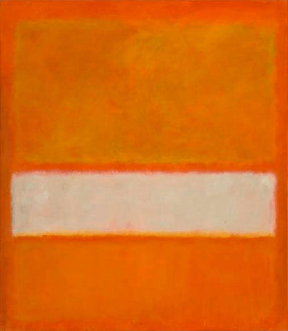 No 11 Orange Abstract - Mark Rothko Color Field Painting by Mark Rothko