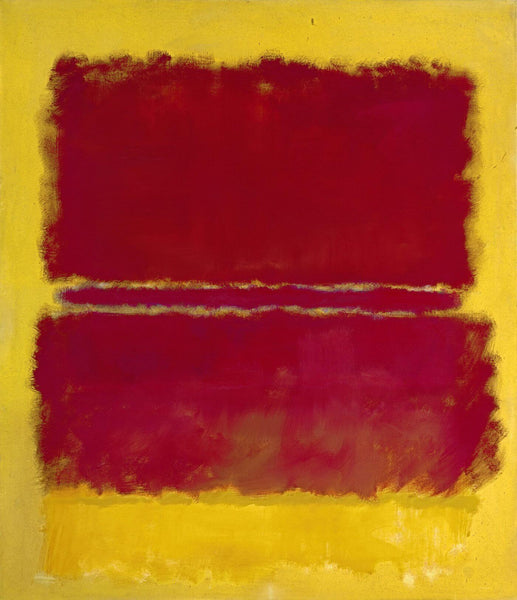 No 15 Yellow and Red Abstract - Mark Rothko Color Field Painting - Posters