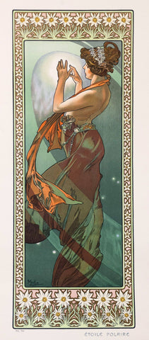North Star (Etoile Polaire) - Alphonse Mucha - Art Nouveau Print by Alphonse Mucha