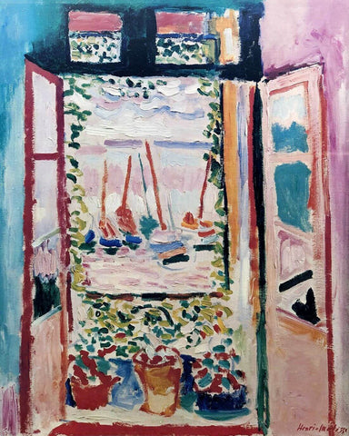 Open Window (Collioure) - Henri Matisse - Post-Impressionist Art Painting by Henri Matisse