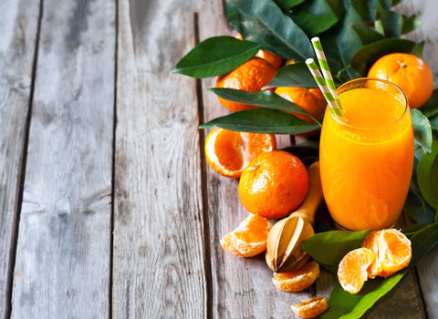 Orange Juice Outdoor Still Life by Manuel Samson