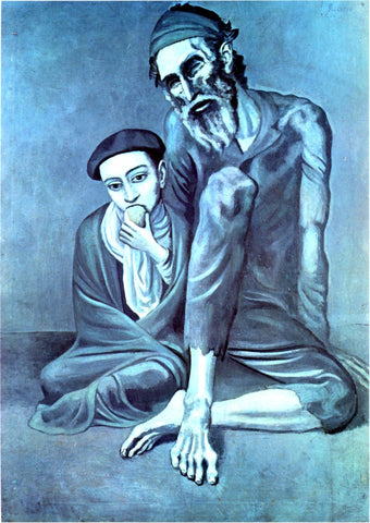 Old Man And Son by Pablo Picasso