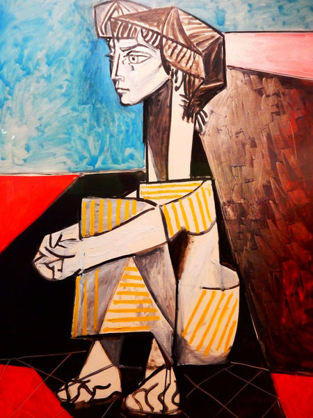 Pablo Picasso - Jacqueline Avec Les Mains Croisées - Jacqueline with Crossed Hands - Life Size Posters