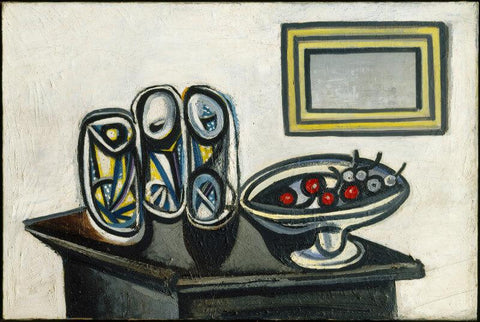 Naturaleza Muerta Con Cerezas 1943 (Still Life With Cherries ) - Canvas Prints by Pablo Picasso