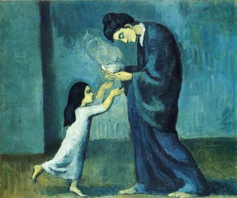 Pablo Picasso - La Soup - The Soup by Pablo Picasso