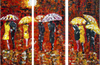 Painting - Umbrellas by Christopher Noel - Art Panels