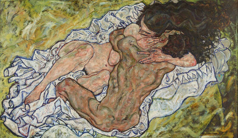 Pair Embracing (Die Umarmung) - Egon Schiele by Egon Schiele