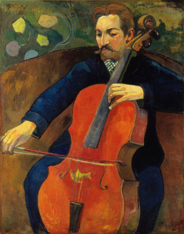 Le Violoncelliste by Paul Gauguin